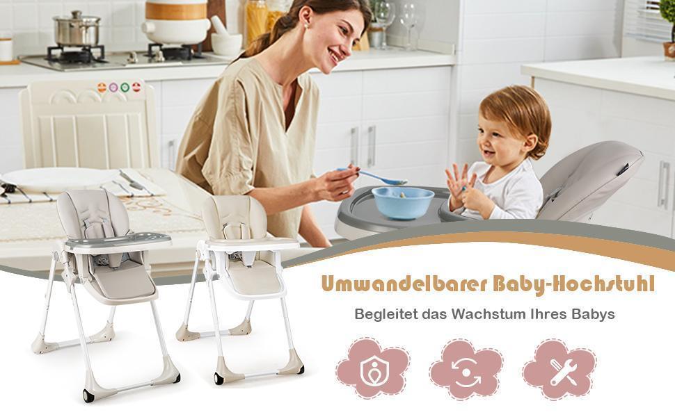 babystuhl mit mehreren verstellpositionen