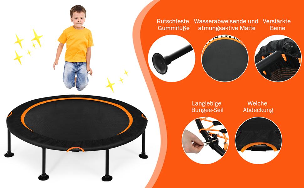 indoor trampolin für kinder faltbar