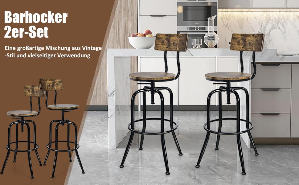 industrieller Barhocker