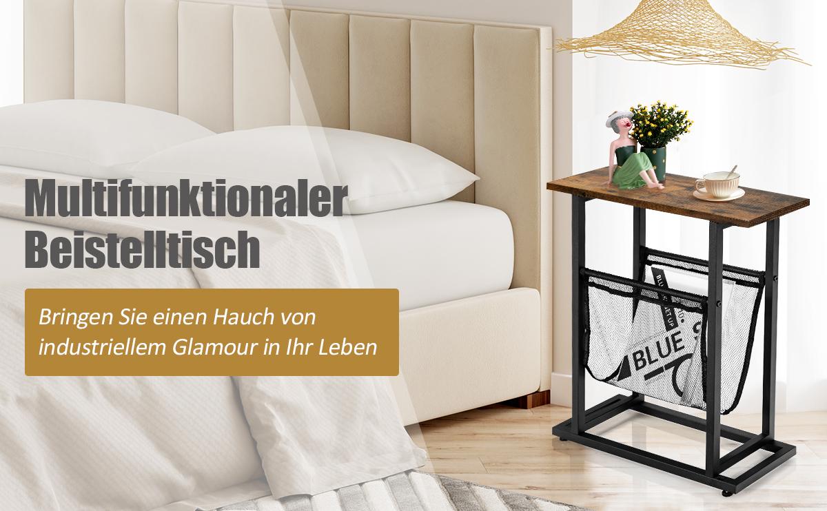 akzenttisch 2-stufiger teetisch telefontisch flurtisch pflegetisch laptoptisch konsolentisch blumentisch vintage