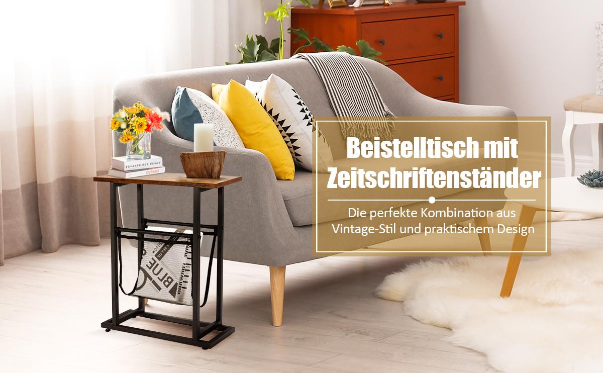 industrieller beistelltisch tisch