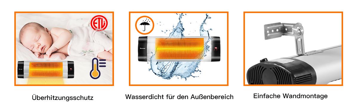 infrarot wandheizgerät