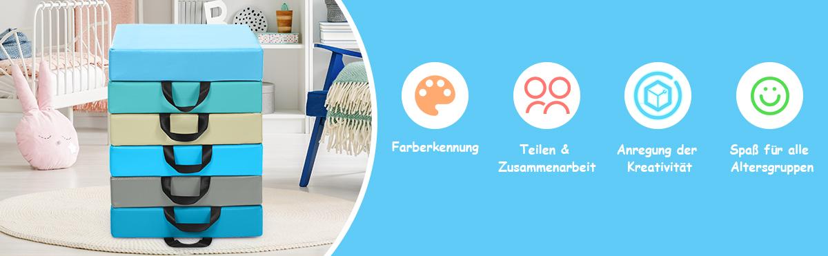 6-teiliges kindersitzkissen