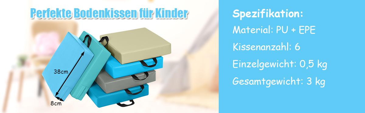 quadratische weiche kinder kissen