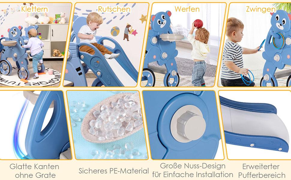 kinderrutsche für drinnen & draußen