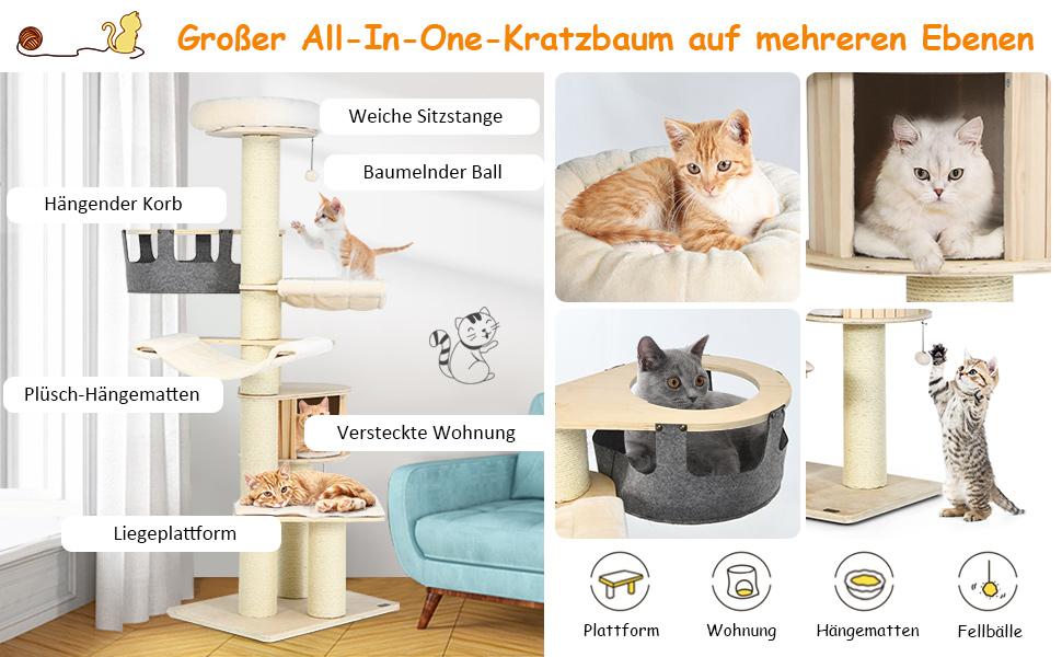 kletterbaum für hauskatzen,