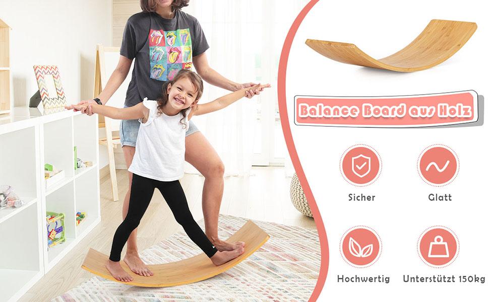 bambus yoga kurvenbrett