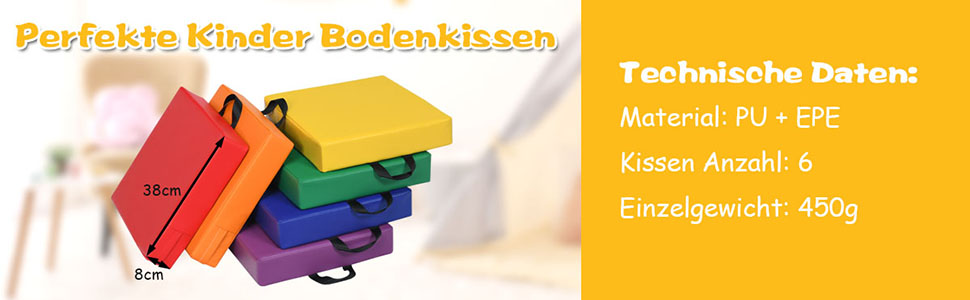 quadratische weiche kinder kissen