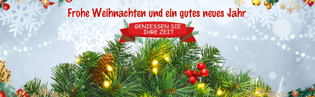 künstlicher Weihnachtskranz LED