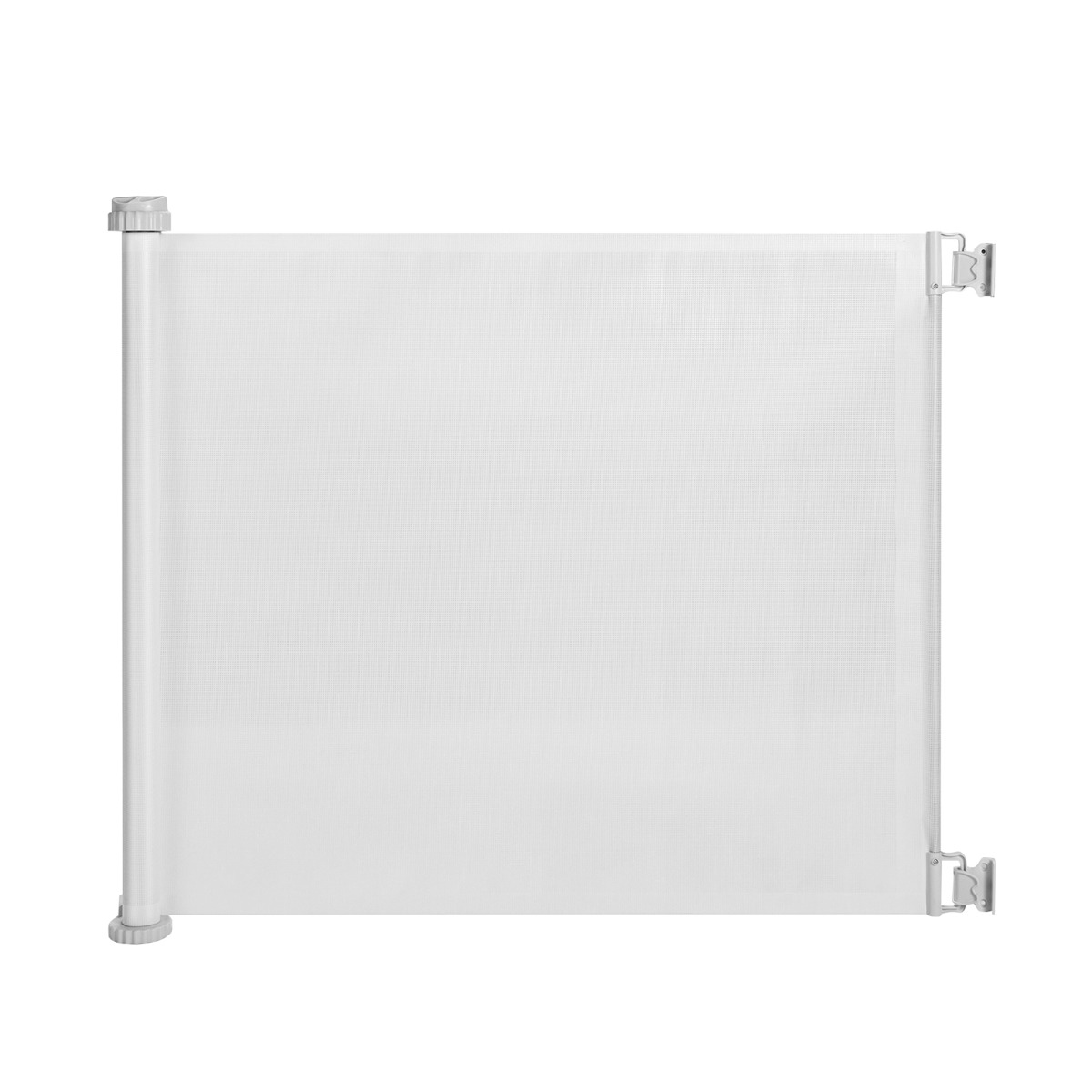 0-140 cm Ausziehbares Türschutzgitter für Babys & Haustiere Treppenschutzgitter Weiß