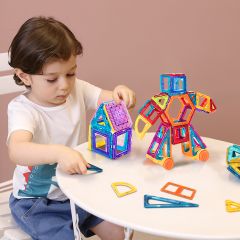 106 Teile Magnetische Bausteine Kleinkinder Magnetspielzeug Bauklötze