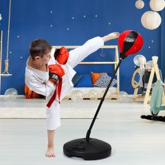 Kinder Boxset Standboxsack Punchingball freistehend höhenverstellbar Boxsack