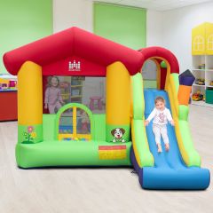 Hüpfburg Aufblasbare Spielburg für Kinder mit Rutsche 325 x 290 x 205 cm