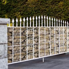 Zaunblende PVC Sichtschutzfolie Zaunfolie Gartenzaun Abdeckung Sichtschutz Windschutz 35 m x 19 cm Stein
