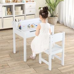 Kindertisch mit Stuhl Sensorisches Tischset für Kinder Weiß