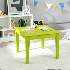 quadratischer Kindertisch wetterfester strapazierfähiger Spieltisch Grün 64,5 cm x 64,5 cm-1