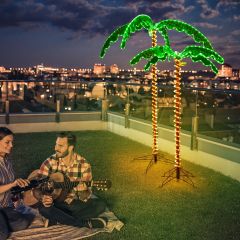 künstliche LED beleuchtete palme künstliche palme dekoration für party Einzigartiger Hawaii-Stil