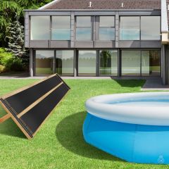 Schwimmbeckenheizung 500 x 75 cm Solarkollektorplatten für 21500 L Unterirdische und Oberirdische Pools