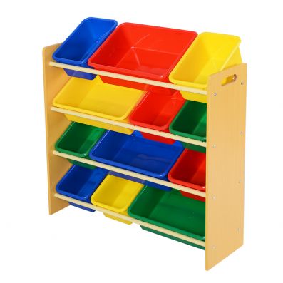 Kinderregal Spielzeugkiste Aufbewahrungsregal Aufbewahrungsboxen Kindermöbel KOK 