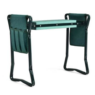 Kniebank Arbeitshocker Knieschutz Mit 4 Werkzeugen Sitzbank klappbar 