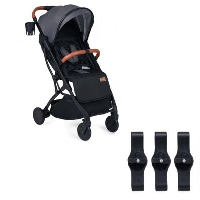 Kinderwagen faltbar Reisebuggy mit verstellbarem Rckenlehne & Verdeck  Babywagen mit Becherhalter Schwarz - Costway