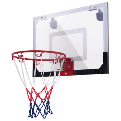 Basketballkorb Basketball-Set Kinder Backboard mit Ring und Netz 45 x 30 cm  - Costway