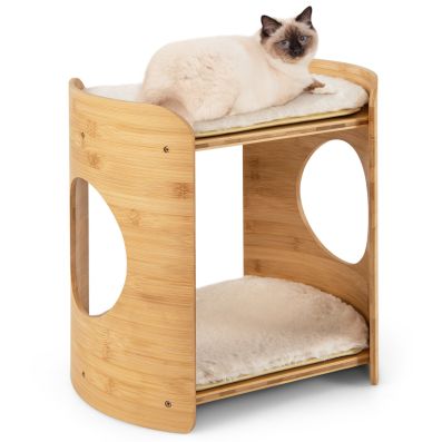 Produktbild von BALORAY Katzen-Schreibtischbett - Abnehmbarer Schlafplatz Für Bürotische Bis 20kg