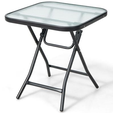 quadratischer Terrassentisch