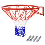 Basketball Netz Hudora blau/weiß/rot sehr robust Ersatznetz 50 cm 