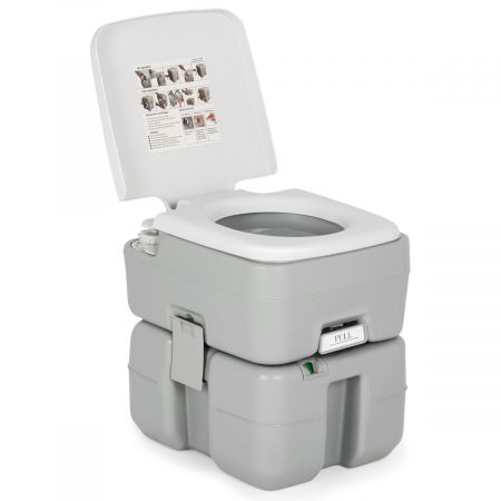 Campingklo Tragbare Toilette Mobile Toilette für Reise kompaktes Design