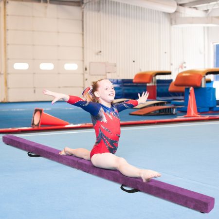 2,1M Schwebebalken Gymnastik Training zusammenfaltbar Strapazierfähig Fitness