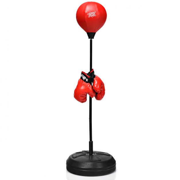 Kinder/Erwachsene  Boxset Boxsack Punchingball höhenverstellbar Standboxsack DHL 