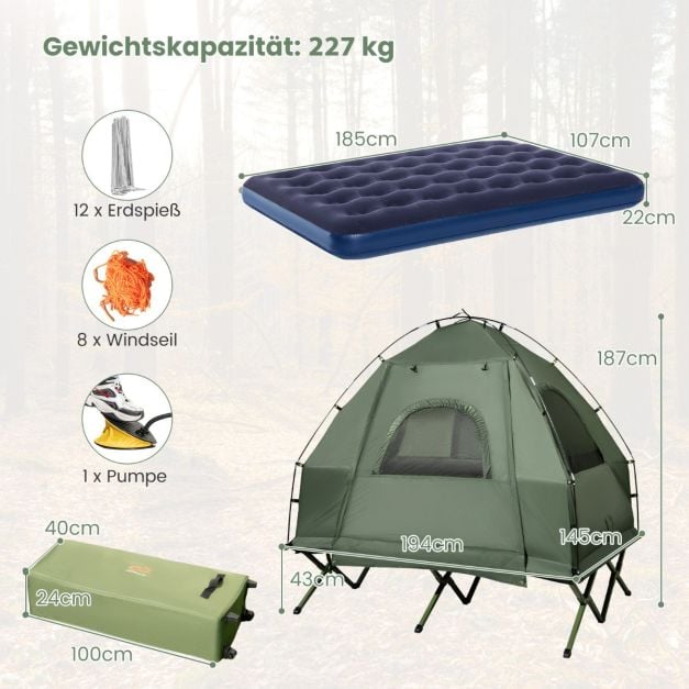 pop up zelt 1 person F10 Trekkingzelt Helium UL 1 Person Camping Ein Mann Bike Pop Up Zelt