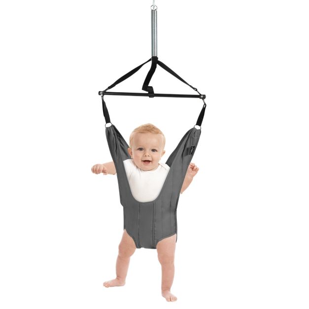 Baby Jumper - Costway Baby-Hängeschaukelsitz Verstellbarer Türhopser Babyschaukel Grau