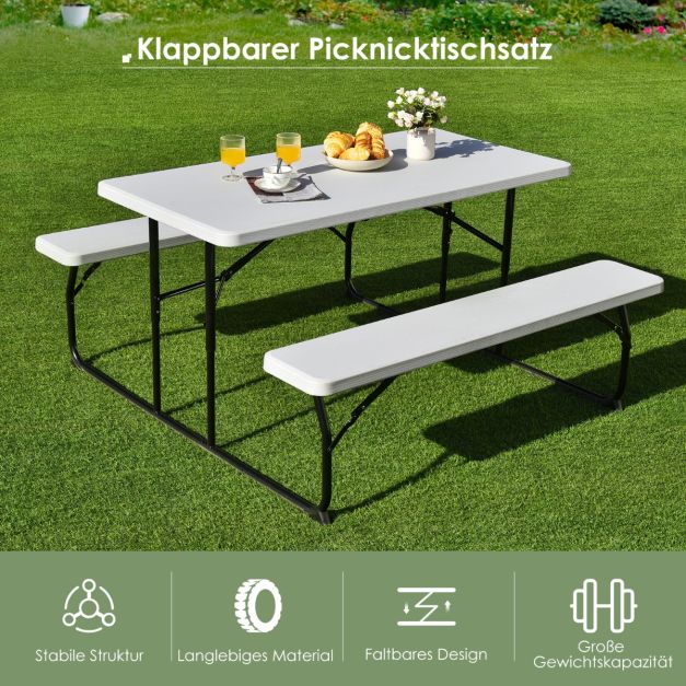 campingtisch fr 6 personen Campingtisch, Aluminium, 120 x 60 cm, 6 Personen, faltbar