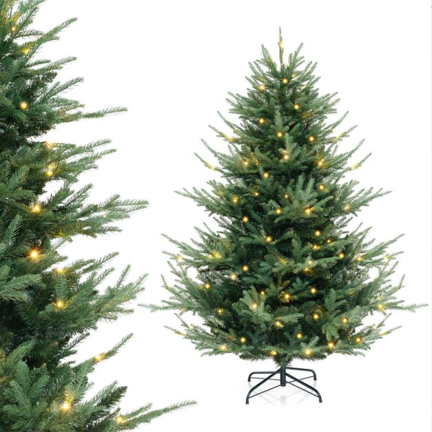 knstlicher weihnachtsbaum pvc Knstlicher Weihnachtsbaum Premium PE Spirtzguss Mix  arnusa