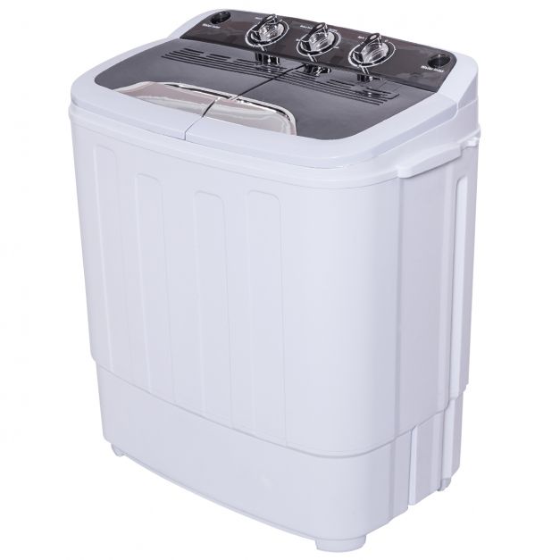 Mini2 in 1 einzelner Wannen-Waschmaschine, halb Waschautomat mit