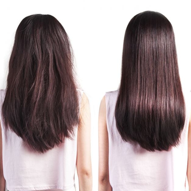 Bellelf Glättbürste Mit Verbrühungsschutz - Professioneller Haarglätter Mit 9 Temperaturstufen