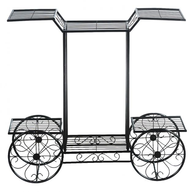 gartendeko blumenstnder Steckkorb Eisen 110 cm dunkelrost  Blumenstnder Gartendeko  Dekolina