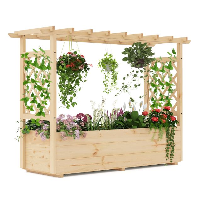 blumenkasten erhht Pflanzkasten mit Rdern  Der Stahlgarten