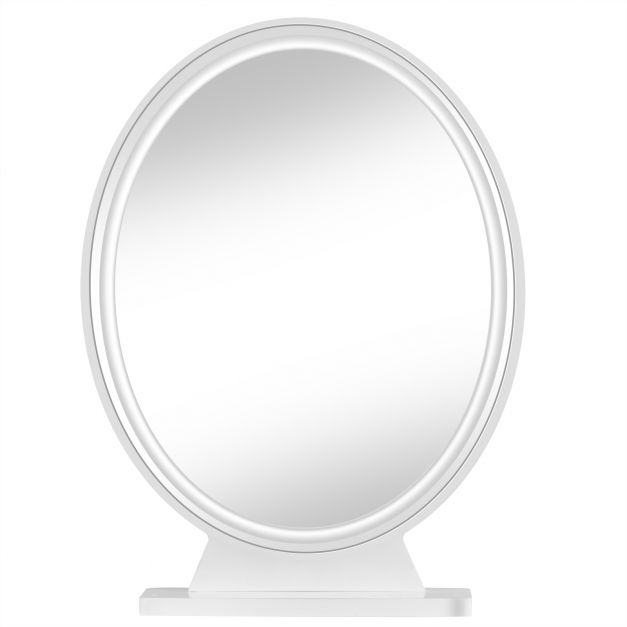 LED Kosmetikspiegel Tischspiegel mit 4 Beleuchtungsmodi Makeup