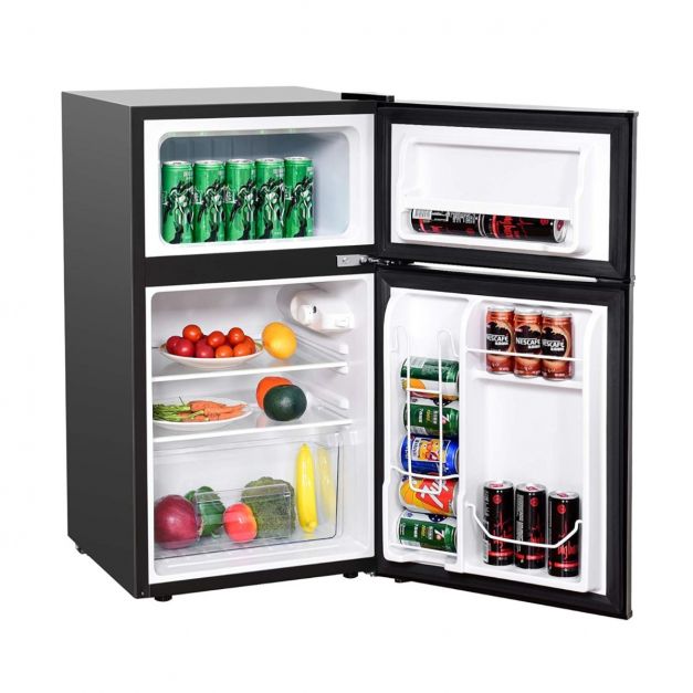 Kaufe Kleiner Kühlschrank mit Gefrierfach, Kühler und Wärmer, Mini- Kühlschrank mit Gefrierfach, USB-Kühlschrank, USB-Kühlschrank oder Büro für  Zuhause