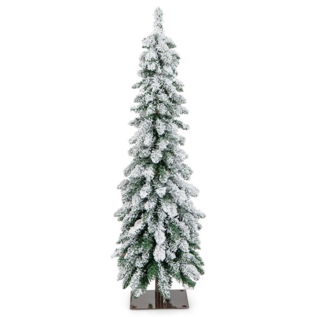 künstlicher weihnachtsbaum mit led weiss Künstlicher Weihnachtsbaum Frost Fichte LED | Weiß main image 0