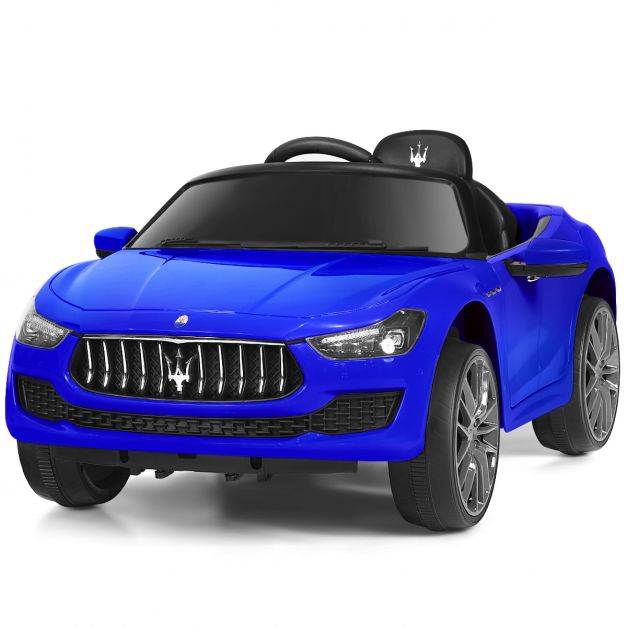 12V Maserati Kinderauto mit 2,4G-Fernbedienung & Musik & LED für