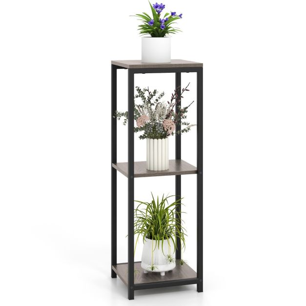 eckige blumenksten Bundle: Eckige Pflanzkbel in Betonoptik (Grau)  Modern & Wetterfest   OFIVO
