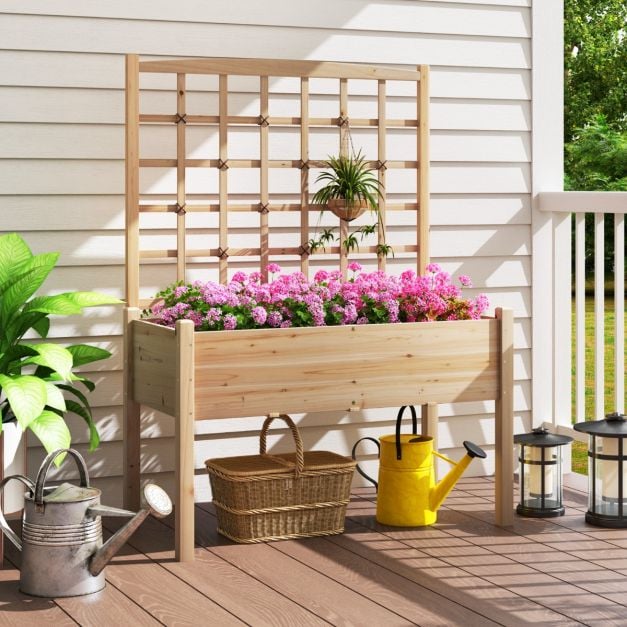 heide im blumenkasten Balkonkasten Set Lila Herbst