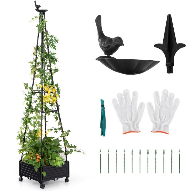 dekorative blumenständer Runder Blumenständer aus Eiche main image 1
