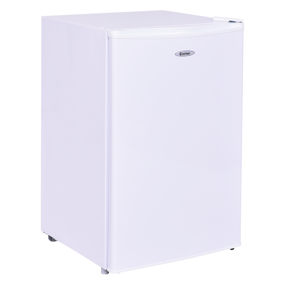 Costway Kühlschrank mit Gefrierfach Kühl Schrank Gefrierkombination 123L Freistehend