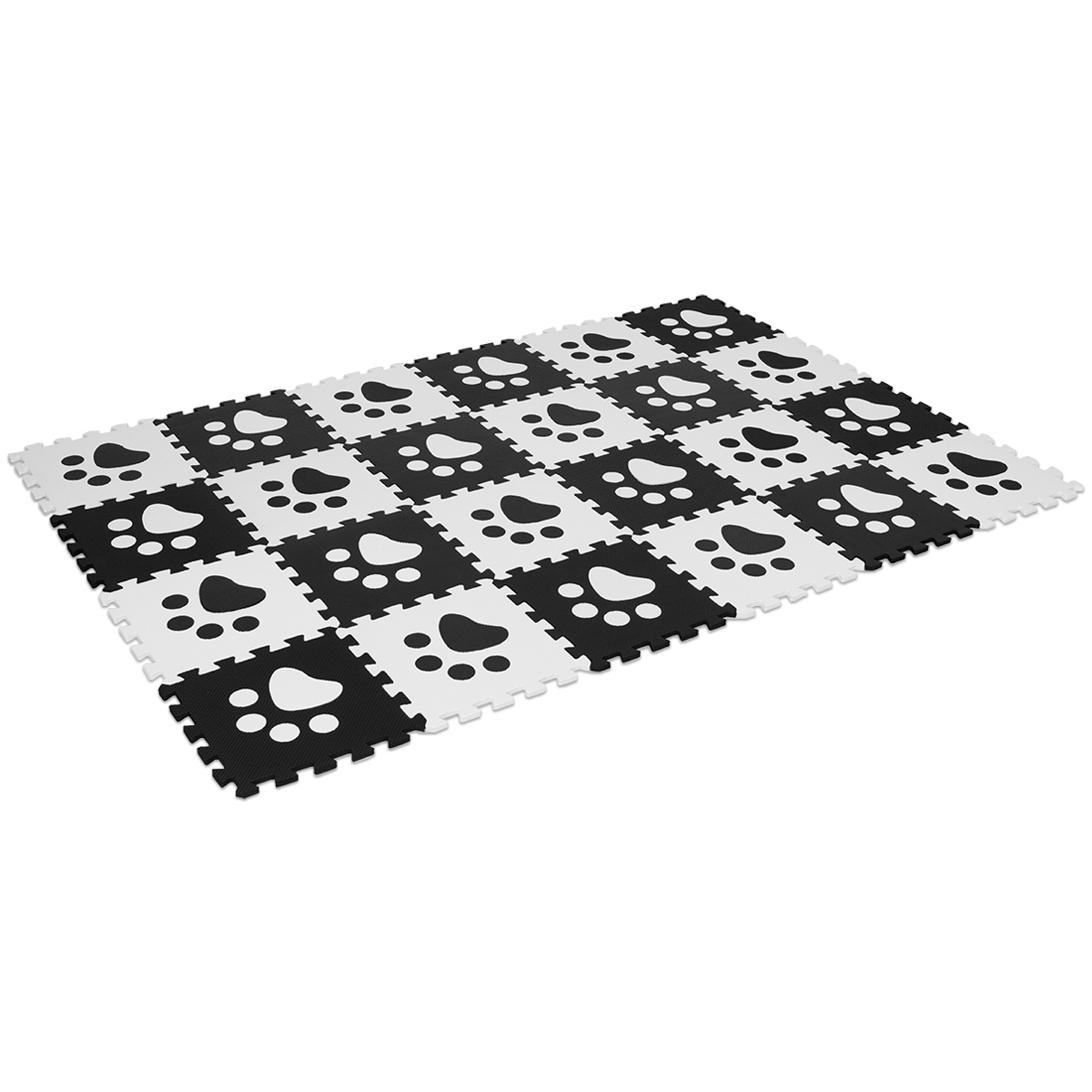 24 Stk Puzzlematten Puzzle Kinderteppich Spielteppich