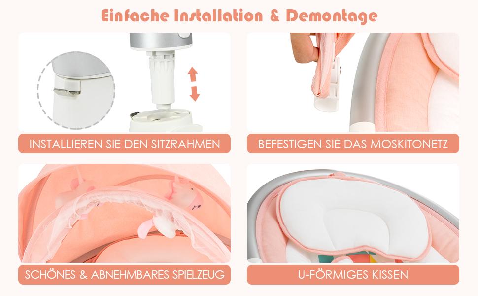 motorisierte babyschaukel